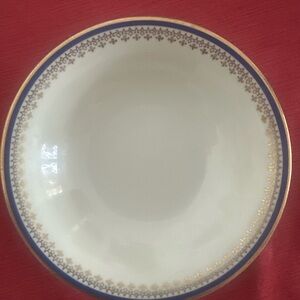 Vintage H&C Bavaria “Coronado” Porcelain Bowl – Blue & Gold Trim – Germany